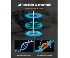VEVOR 25W UV oro valytuvas su magnetu