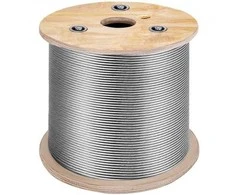 Vevor 3/16 colio plieninė viela 150 m