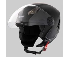 Vevor 3/4 veido motociklo šalmas su "Bluetooth" lizdu