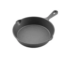 Vevor 3 dalių ketaus keptuvių rinkinys 160 220 265 mm