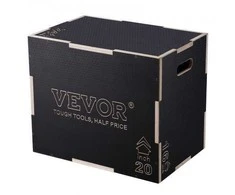 Vevor 3 in 1 pliometrinė šuolių dėžė medinė