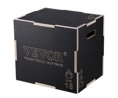 Vevor 3 in 1 šuolių dėžė, 50/45/40 cm