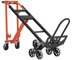 Vevor 3 viename laiptų kopimo vežimėlis, 350 kg, sulankstomas