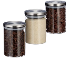 Kodustaar 3 vnt. laikymo stiklinių rinkinys po 600 ml