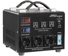 Vevor 3000VA automatinis transformatorius su LCD ekranu