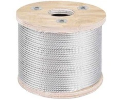 Vevor 304 nerūdijančio plieno trosas 4,8 mm 76 m