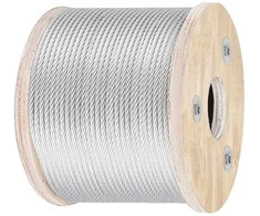 Vevor 304 nerūdijančio plieno trosas 4,8 mm 76 m