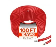 Vevor 30,48 m saulės kolektoriaus kabelis 10AWG