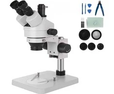 Vevor 3,5X-90X trinokulinis stereomikroskopas