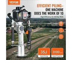 VEVOR 37,7 cm³ benzininis stulpų kalimo pistoletas