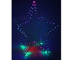 Christmas Decoration 3D dekoratyvinė žvaigždė su 120 LED, 80 cm