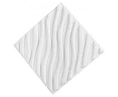 Vevor 3D sienų plokštės 12 vnt. baltos PVC