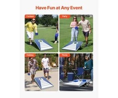 Vevor 3x2 pėdų cornhole rinkinys su 8 maišeliais