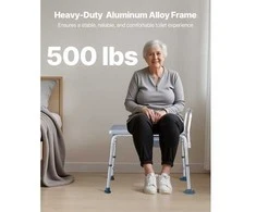 VEVOR 4 viename tualeto kėdė iki 227 kg