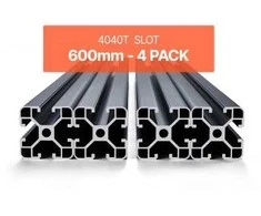 Vevor 4 vnt. T formos 4040 aliuminio profiliai 600 mm