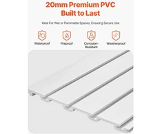 Vevor 4 x 4 ft garažo PVC sienelė