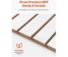 Vevor 4 x 4 pėdų balta garažo sienelė