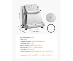 VEVOR 40 cm picos tešlos presas