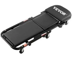 Vevor 40 colių sulankstomas mechaniko kėdė su 204 kg talpa
