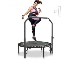 Vevor 40" sulankstomas mini fitneso batutas su rankena