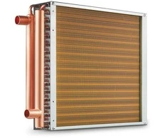 Vevor 40.64x40.64 cm vandens-oro šilumokaitis, 3 eilės