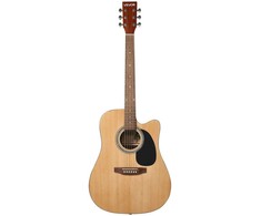 Vevor 41 cm akustinė gitara su dėklu