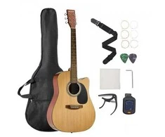 Vevor 41 cm akustinė gitara su dėklu