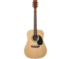 Vevor 41 in Dreadnought akustinė gitara komplektas pradedantiesiems