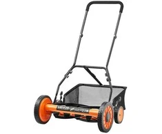 VEVOR 45 cm rankinė vejapjovė su žolės rinktuvu
