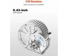 Vevor 450W elektrinio DC variklio rinkinys su valdikliu