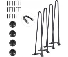 Vevor 482 mm plaukų segtuko formos baldo kojos