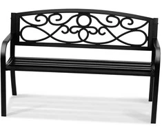 Vevor 50 cm metalinis lauko suolas