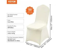 Vevor 50 vnt. elastingos kėdžių užvalkalai