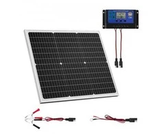 Vevor 50W 12V saulės baterijos įkroviklis automobilis valtis