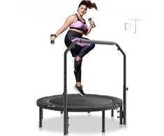 Vevor 52 colių sulankstomas mini fitneso batutas su rankena