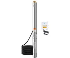 Vevor 550W giluminis panardinamas siurblys nerūdijantis