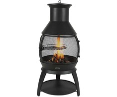 Vevor 56 cm lauko kaminas su kepsnine