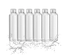 Gertuvė Relaxdays 6 dalių stiklinių vandens butelių rinkinys, 500 ml