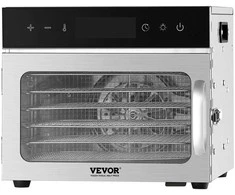 Vevor 6 dėklų maisto džiovintuvas nerūdijantis plienas 400W