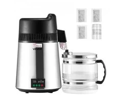 Vevor 6 l vandens distiliatorius, 900 W plieno