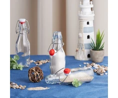 Relaxdays 6 užspaudžiamų butelių rinkinys 250 ml