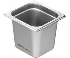 Vevor 6 vienetai viešbučio indų rinkinys 1/6 dydžio