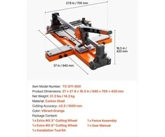 Vevor 600 mm rankinis plytelių pjaustytuvas