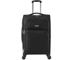 Kelioninis Vevor 61 cm talpaus lagamino su ratukais juoda