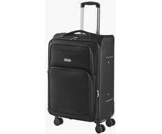 Kelioninis Vevor 61 cm talpaus lagamino su ratukais juoda