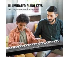 VEVOR 61 klavišų nešiojamas skaitmeninis pianinas
