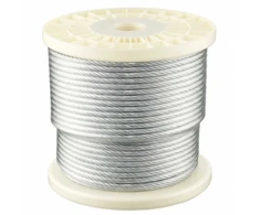 6,35 mm cinkuota plieninė viela, 76,2 m