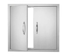 Vevor 660x609 mm nerūdijančio plieno lauko durelės