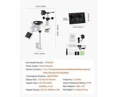 VEVOR 7-i-1 Wi-Fi oro stotis su app