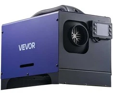 Vevor 8 kW nešiojamas dyzelinis šildytuvas su nuotolinio valdymo pultu